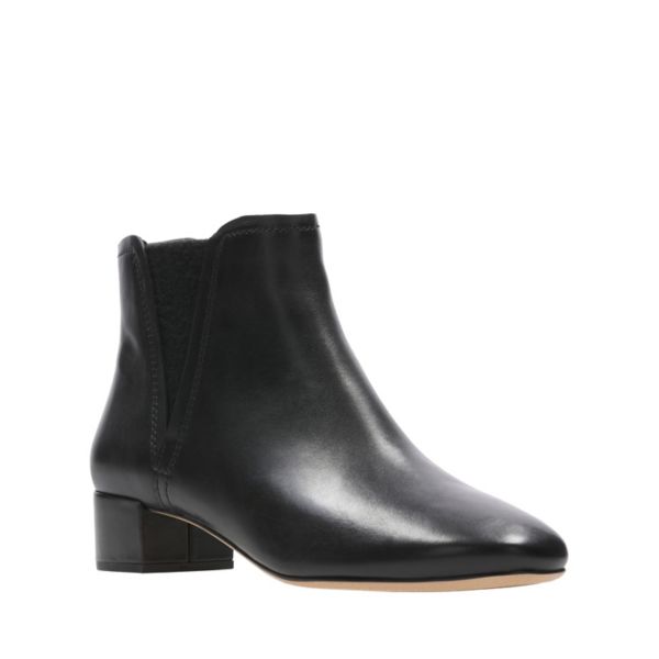 Clarks Womens Orabella Ruby Ankle Boots Black | UK-8472530